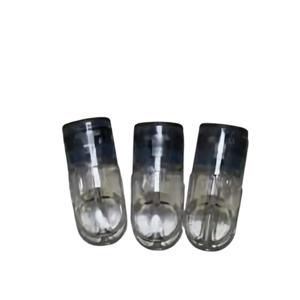 喪屍煙彈外觀，為透明膠囊狀煙油容器