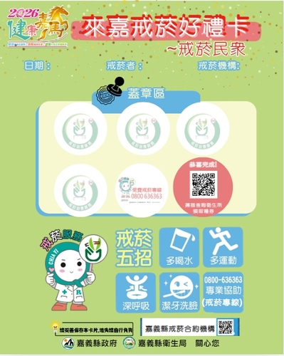 來嘉戒菸好禮卡(民眾)