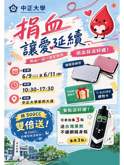 捐血大海報